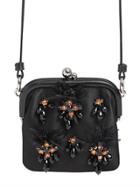 N 21 N&deg;21 Embroidered Grosgrain Shoulder Bag