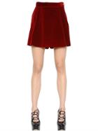 Vivienne Westwood Stretch Cotton Velvet Skort