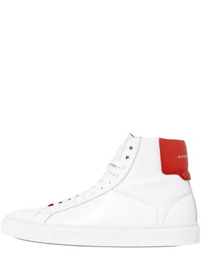 Givenchy Knots Leather High Top Sneakers