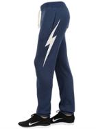 Lightning Bolt Cotton Blend Jogging Pants