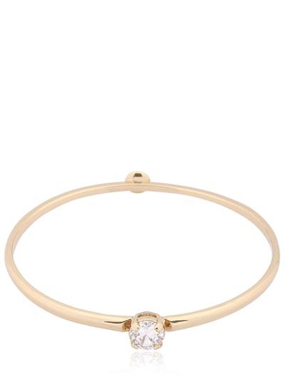 Maison Margiela Imitation Pearl & Zircon Brass Bracelet