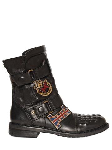 Matchless London Icon Man Leather Zip-up Boots