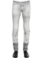 Dsquared2 18cm Slim Fit Grey Wash Denim Jeans