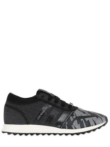 Adidas Originals By Italia Independent Los Angeles Printed Denim Sneakers