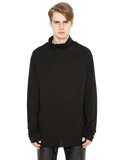 Perdre Haleine Stretch Tencel & Wool Jersey T-shirt