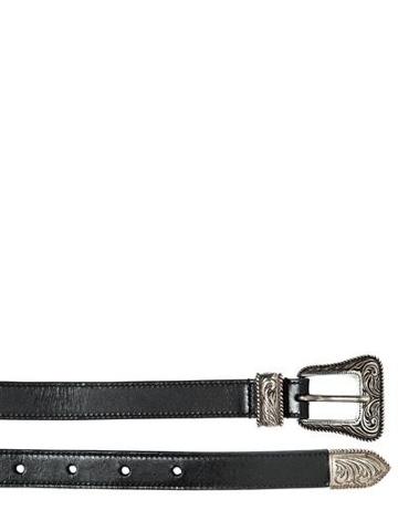Saint Laurent - 20mm Western Leather Belt