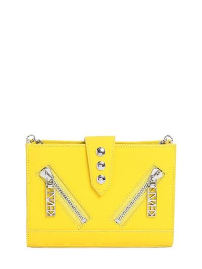 Kenzo Kalifornia Smooth Leather Shoulder Bag