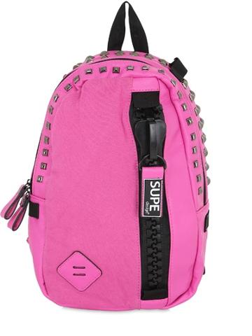 Supe Design Mini Faux Leather Day Backpack