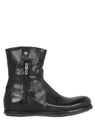 Corvari Washed & Brushed Leather Boots