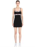 Moschino Underwear Rib Cotton Slip Dress