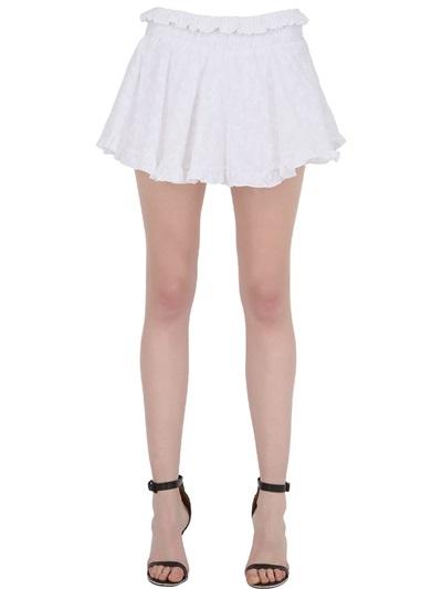 Cc By Camilla Cappelli Ariella Embroidered San Gallo Lace Skirt