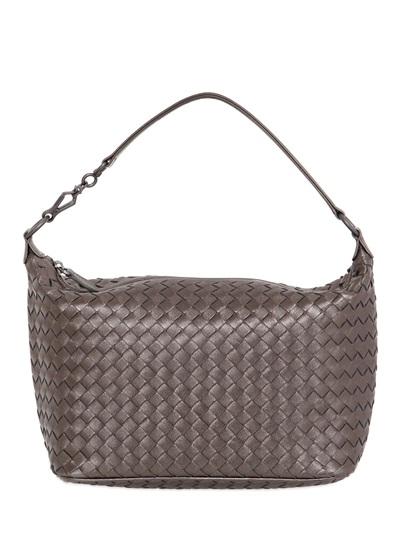 Bottega Veneta Shiny Intrecciato Nappa Leather Bag