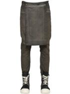 Rick Owens Drkshdw 19cm Paneled Washed Denim Jeans