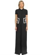 Hba Hood By Air Logo Printed Cotton Piqu Dress