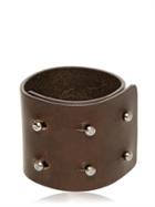 Rick Owens Leather Cuff Bracelet