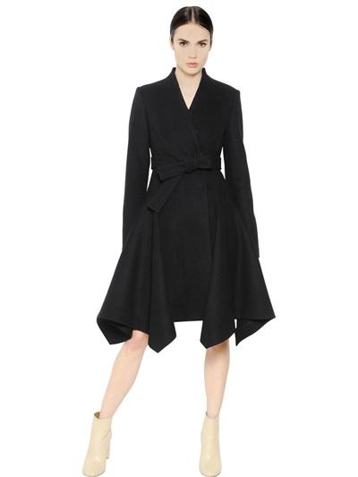 Stella Mccartney Melton Wool Blend Coat