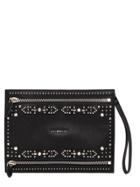 Givenchy Dark Studded Leather Pouch