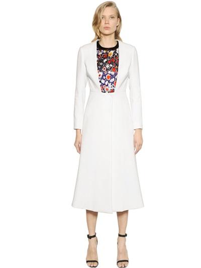 Caterina Gatta Cotton Blend Stretch Coat