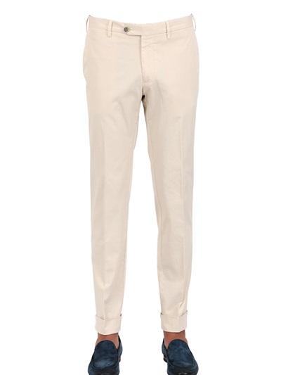 Canali 18cm Stretch Cotton Gabardine Pants