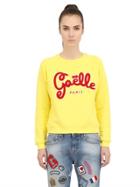 Gaelle Paris Logo Patch On Cotton Sweatshirt