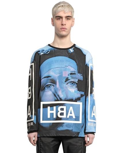 Hba Hood By Air Dreamer Printed Cotton Jersey T-shirt