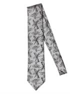 Vivienne Westwood Orbit Silk Jacquard Tie