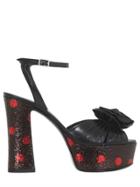 Saint Laurent 125mm Candy Glittered Leather Sandals