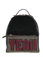 Les Petits Joueurs Mick Yeah Studded Leather Backpack