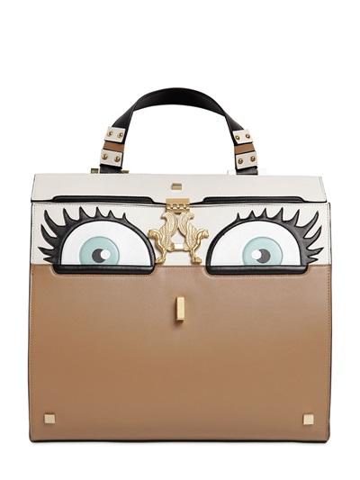 Giancarlo Petriglia Peggy Eyes Bag Brushed Leather Bag