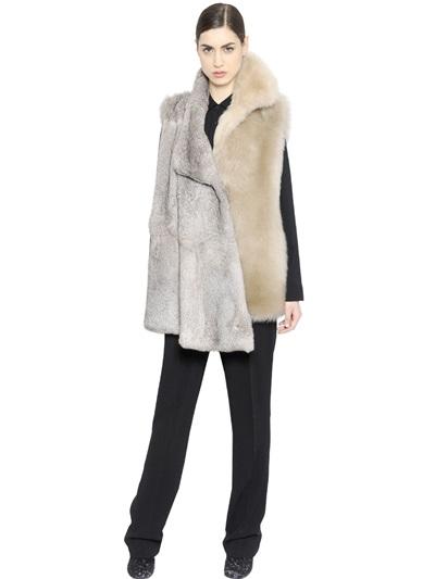 Maison Margiela Rabbit & Lamb Fur Vest