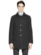 Z Zegna Reversible Wool Blend & Nylon Coat