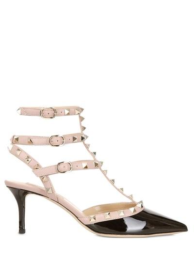 Valentino - 65mm Rockstud Patent Pumps