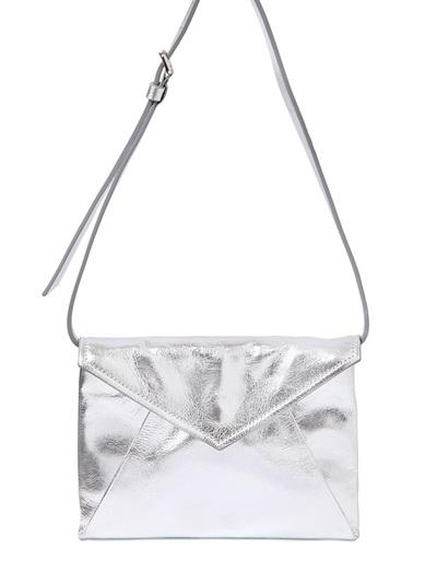 Maison Margiela Laminated Leather Envelope Clutch