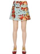 Blugirl Floral & Fruit Printed Duchesse Skirt