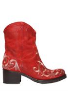 Massimo Lonardo 50mm Embroidered Leather Boots