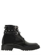 Saint Laurent 20mm Army Spikes Brushed Leather Boots
