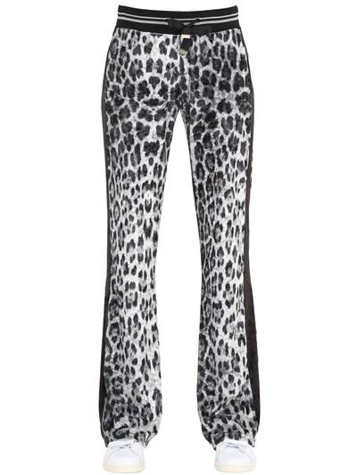 Roberto Cavalli Gym Leopard Printed Jogging Pants