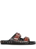 Givenchy Swiss Studs Leather Sandals