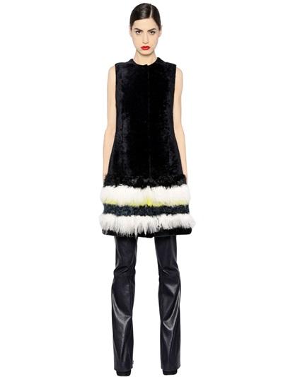 Drome Lamb Fur & Lapin Fur Vest