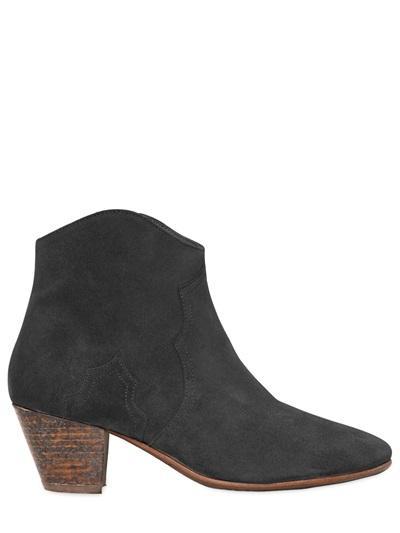 Isabel Marant - 50mm Dicker Suede Ankle Boots
