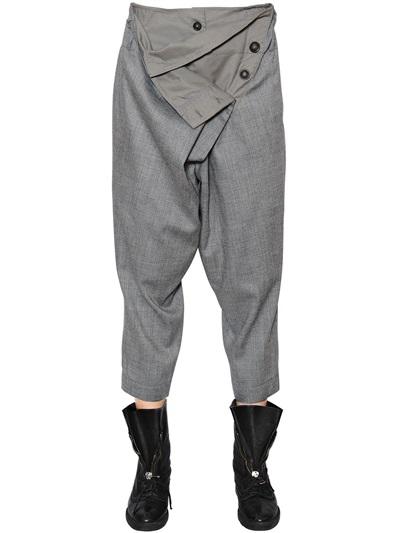 Vivienne Westwood Anglomania Artifice Wool & Viscose Flannel Pants