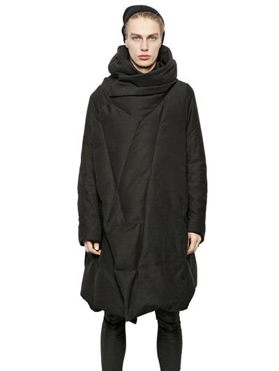 Julius Hooded Asymmetric Padded Coat