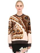 Givenchy Butterfly Printed Cotton Sweatshirt