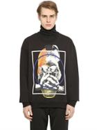 Mcq Alexander Mcqueen Mask Collage Printed Cotton Sweatshirt