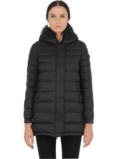 Ai Riders On The Storm Zip Up Nylon Micro Ripstop Down Coat