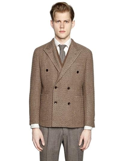 Boglioli Retford Knit Effect Wool Jacket