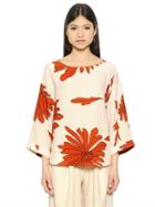Essentiel Floral Printed Crepe Top