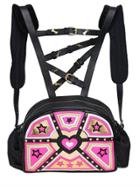 Manish Arora Heart & Stars Patchwork Leather Backpack