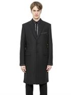 Givenchy Wool Coat With Contrasting Piping
