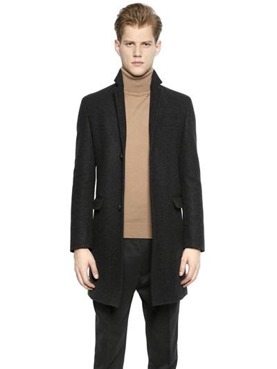 Dsquared2 Tokyo Wool Blend Felt Coat
